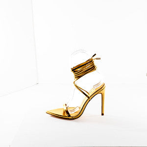 London Pointed Toe Heel Gold